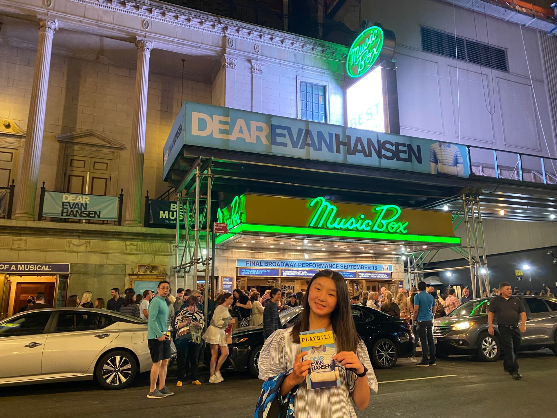 Personal photo from Dear Evan Hansen