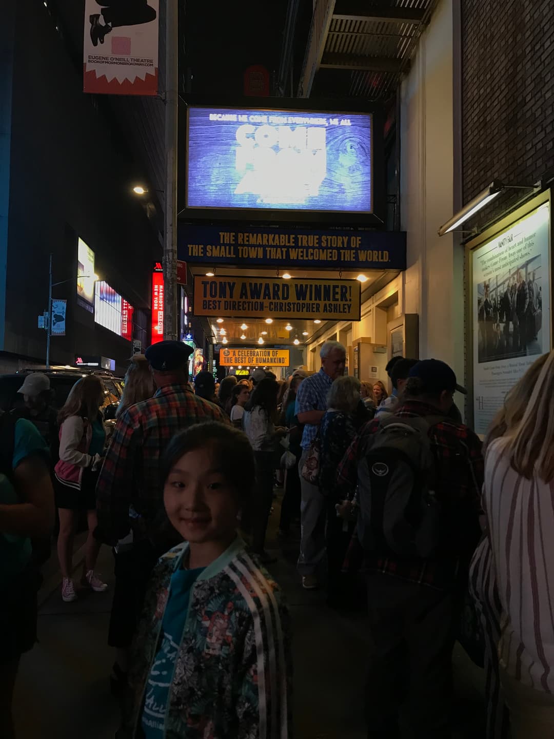 Personal playbill from Come From Away