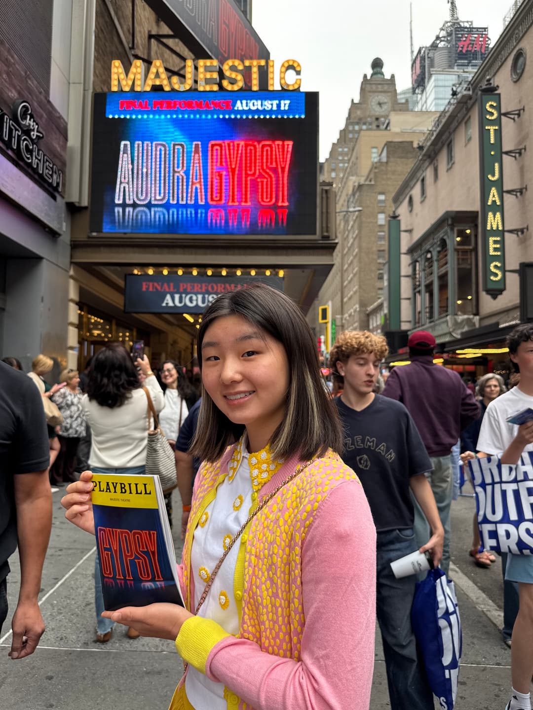 Personal playbill from Gypsy