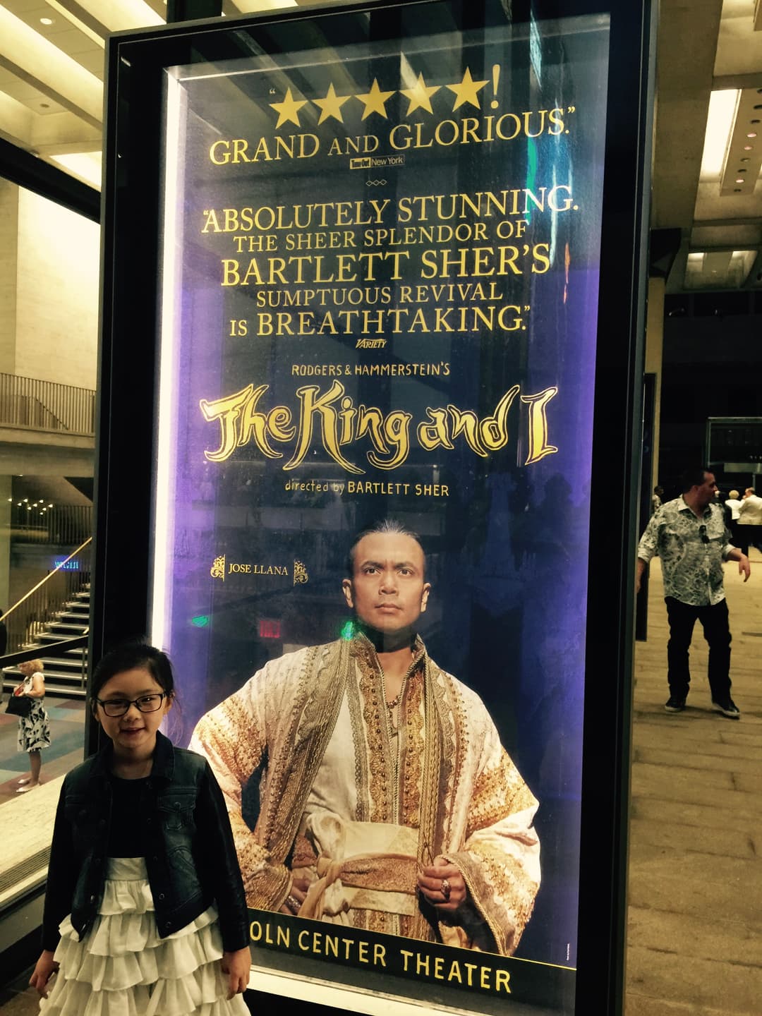 Personal playbill from The King and I