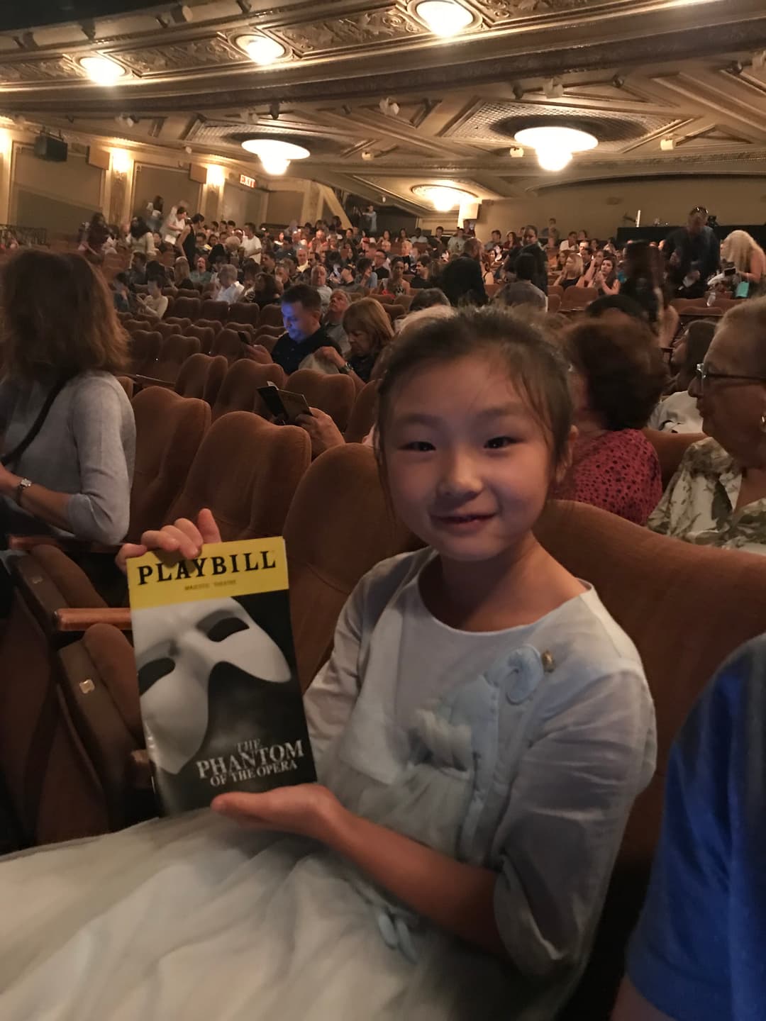 Personal playbill from The Phantom of the Opera