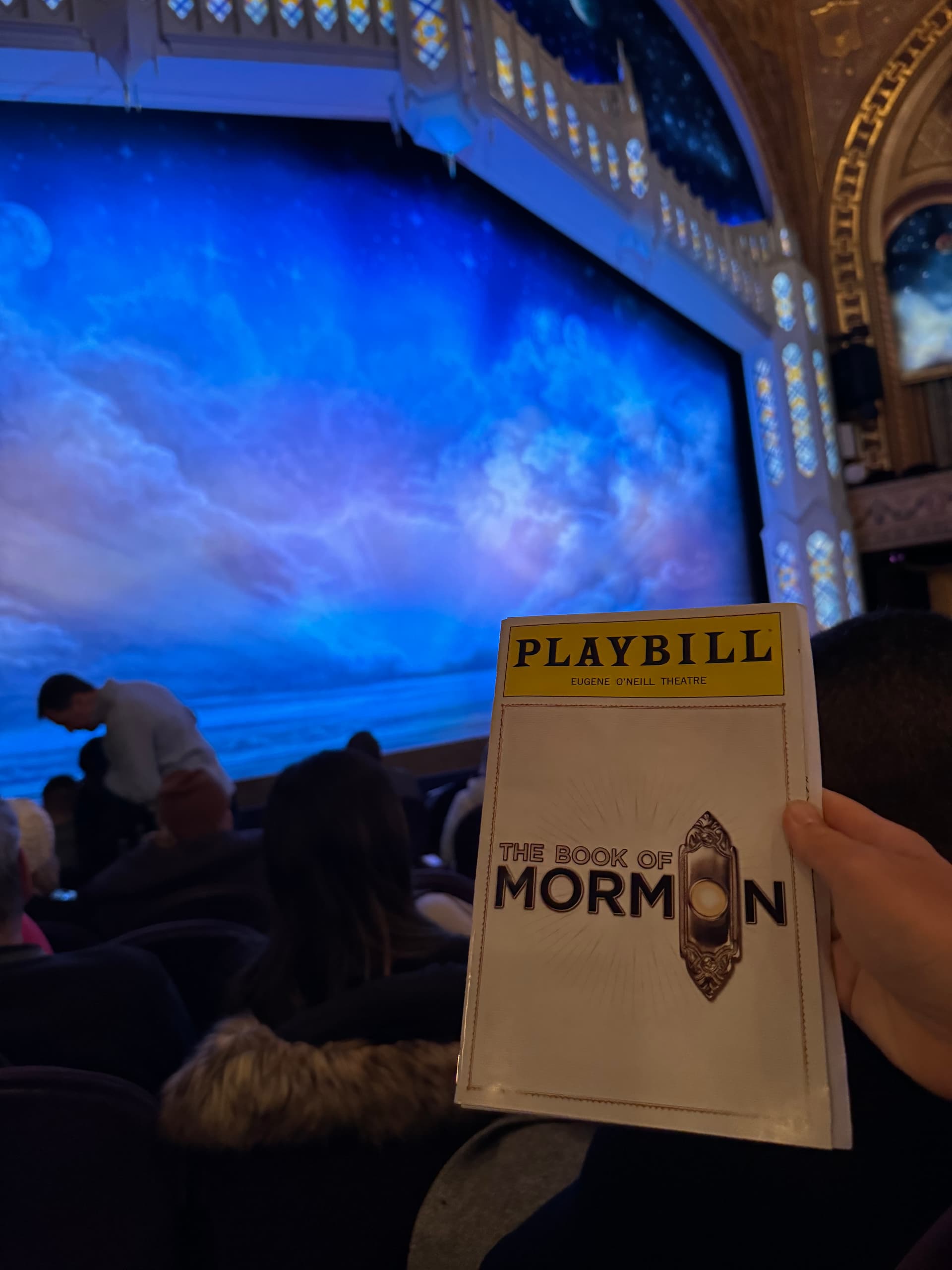 Personal photo from The Book of Mormon