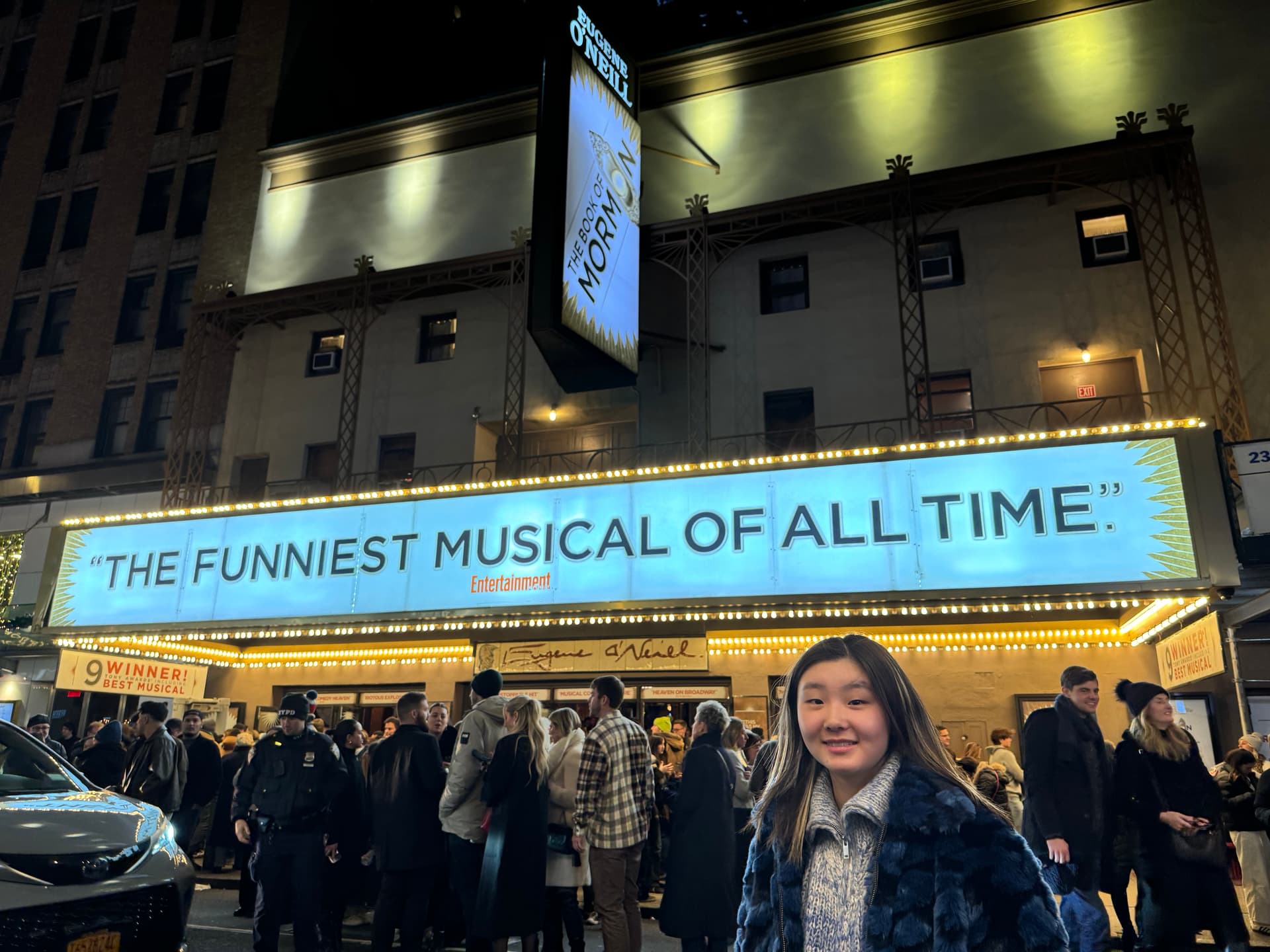 Personal photo from The Book of Mormon
